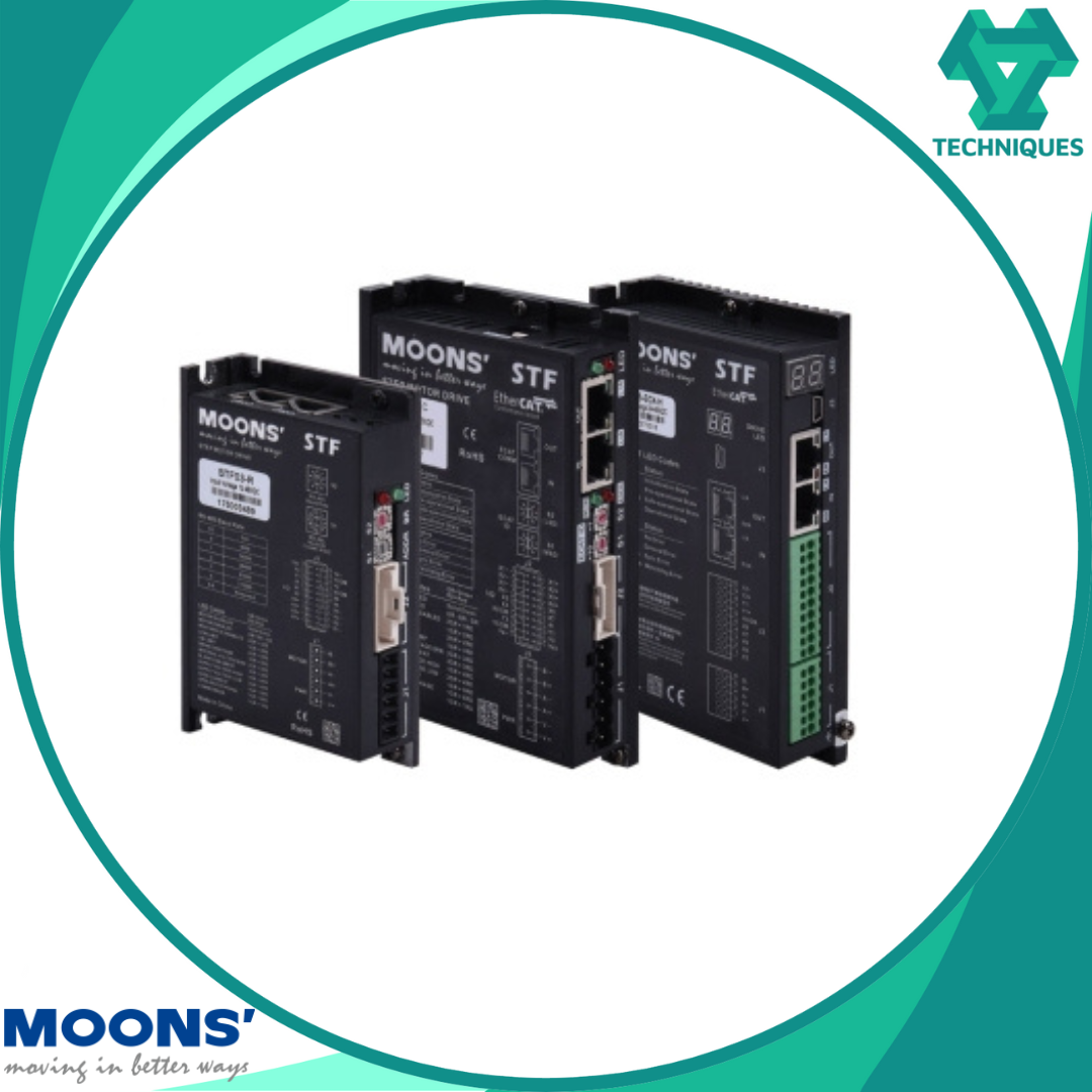 Moon's STF Series Fieldbus Control DC Stepper Drives