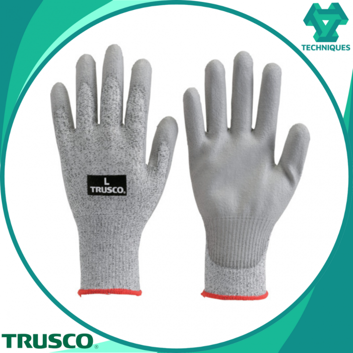 TRUSCO Cut Resistant Gloves PU