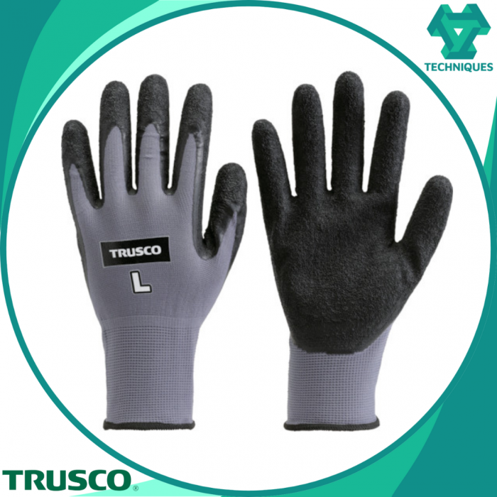 TRUSCO Rubber Backless Grip Fit Gloves